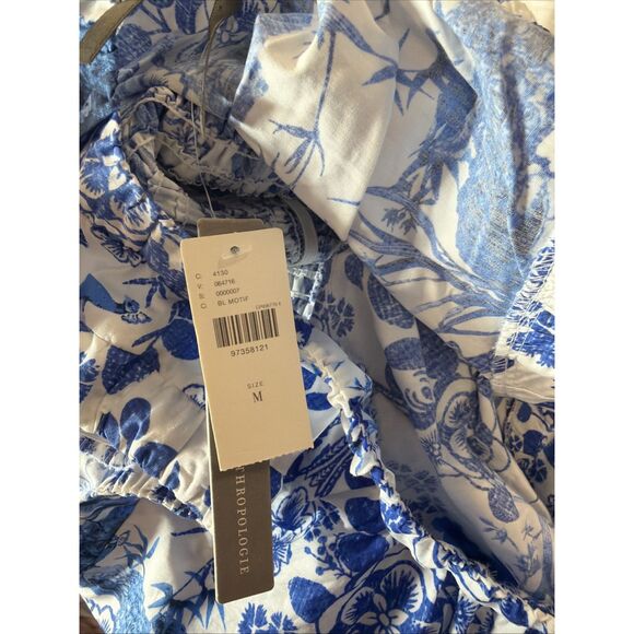 Anthropologie Sleeveless Poplin Smocked Midi Dress - Picture 10 of 10